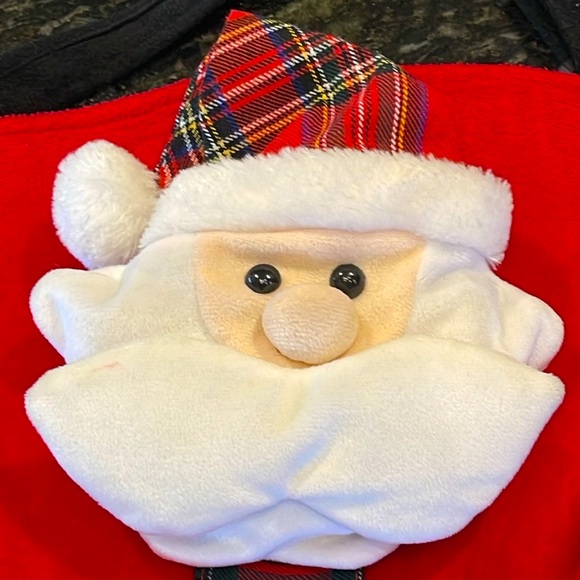 🎄SANTA HANDBAG/TOTE🎄SUPER CUTE, SANTA FACE & DANGLING BOOTS,ADJUSTABLE STRAP EUC - Picture 2 of 11